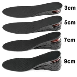 Height Increase Insole Air Cushion Elevator Shoe Insole Lifts Kits Inserts for Men Women Taller Insoles 3-9cm Variable Height