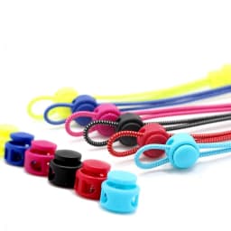 23colors Stretching Lock Lace Sneaker ShoeLaces Elastic Shoe Laces Shoe lacets Shoestrings Running/Jogging/Triathlone
