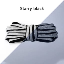 Reflective Shoe laces Fashion Rainbow Shoelaces White Black Elastic Laces Sneakers Round Shoelace for Shoes 100/120/140cm 1Pair