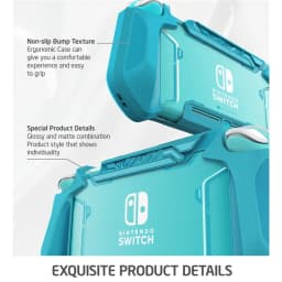Grip Case For Nintendo Switch Lite MUMBA Blade TPU Protective Portable Cover Case Compatible with Switch Lite Console (2019)