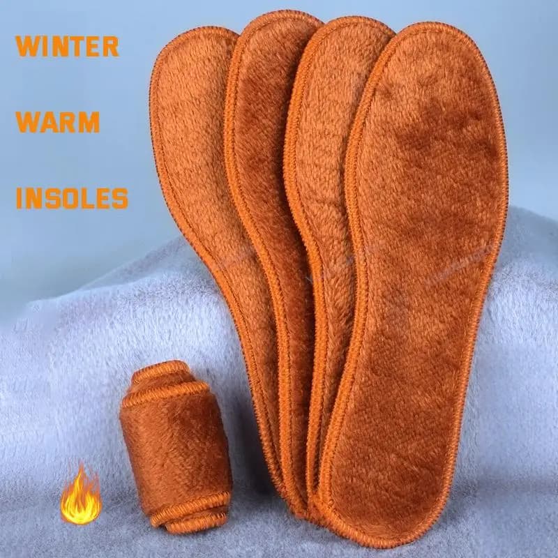 Winter Warm Insole for Shoes Thicken Plush Snow Boots Shoe Sole Thermal Insert Sports Running Insoles Men Woman Heating Pads