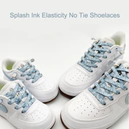 8MM Rainbow Elastic laces Sneakers AF1 No tie Shoelaces for Shoes Kids Adult Quick Flat Shoelace without ties Shoe Accessories