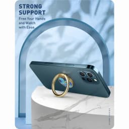 Cell Phone Finger Ring Holder I-BLASON Universal Kick Stand with 360 Degree Rotation 180 Degree Flip Magnetic Car Mountable