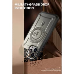For iPhone 15 Pro Case 6.1“ 2023 SUPCASE UB Pro Mag Full Body Rugged Case with Built-in Screen Protector Kickstand Belt-Clip