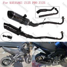 Slip On For Kawasaki Z125 PRO z125 2013-2024 Full Exhaust System Muffler Header Link Pipe Z125 Exhaust with DB Killer