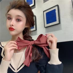 2020Bowknot Hair Scrunchies For Women Girls Sweet Elastic Hair Bands Elegant Hair Tie Rope Rubber Band Hair Gum Hair Accessories