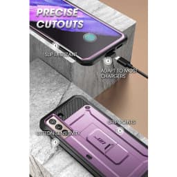 SUPCASE For Samsung Galaxy S21 FE Case 5G (2022) UB Pro Full-Body Holster Cover WITH Built-in Screen Protector & Kickstand