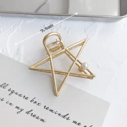 Fashion Women Girls Geometric Metal Hair Claw Clamps Hair Crab Moon Shape Hair Clip Claws Solid Color Hair Accessories Hairpin