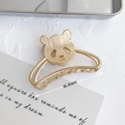 Fashion Women Girls Geometric Metal Hair Claw Clamps Hair Crab Moon Shape Hair Clip Claws Solid Color Hair Accessories Hairpin