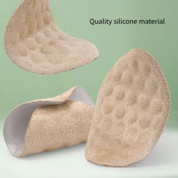 Silicone Forefoot Cushion Particle Massage Soft Half Insoles Women Shoes Pad Foot Care Products Sandals Heels Non-slip Feet Pads