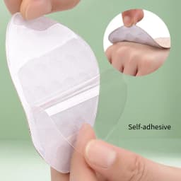 Silicone Forefoot Cushion Particle Massage Soft Half Insoles Women Shoes Pad Foot Care Products Sandals Heels Non-slip Feet Pads