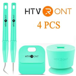 HTVRONT 4 PCS DIY Craft Weeding Tool Kit for Adhesive Vinyl Heat Transfer Vinyl For Cricut Silhouette Cameo Accessories Set