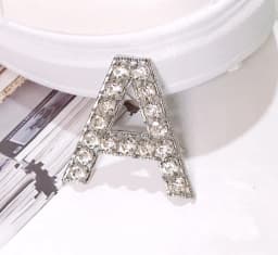 DIY Shoelaces Decoration Metal Snow yarn Shoelace Diamond letters Shoe Accessories Shiny Rhinestones Shoes Decorative Accessory