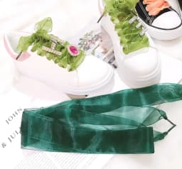 DIY Shoelaces Decoration Metal Snow yarn Shoelace Diamond letters Shoe Accessories Shiny Rhinestones Shoes Decorative Accessory
