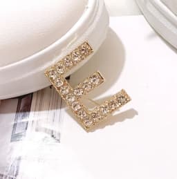 DIY Shoelaces Decoration Metal Snow yarn Shoelace Diamond letters Shoe Accessories Shiny Rhinestones Shoes Decorative Accessory