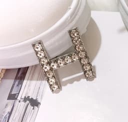 DIY Shoelaces Decoration Metal Snow yarn Shoelace Diamond letters Shoe Accessories Shiny Rhinestones Shoes Decorative Accessory