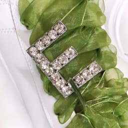 DIY Shoelaces Decoration Metal Snow yarn Shoelace Diamond letters Shoe Accessories Shiny Rhinestones Shoes Decorative Accessory