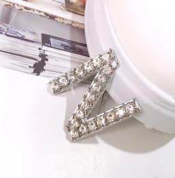 DIY Shoelaces Decoration Metal Snow yarn Shoelace Diamond letters Shoe Accessories Shiny Rhinestones Shoes Decorative Accessory