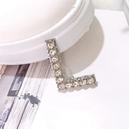 DIY Shoelaces Decoration Metal Snow yarn Shoelace Diamond letters Shoe Accessories Shiny Rhinestones Shoes Decorative Accessory