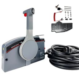 Outboard Remote throttle Control Box For yamaha SIDE/MNT ES W/TR 703-48205-16 703-48272-12 10Pin pull and push