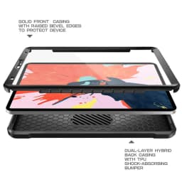 For iPad Pro 11 Case (2018) SUPCASE UB PRO Full-body Rugged Cover with Built-in Screen Protector,Not Compatible Apple Pencil