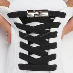New Cross Lock Shoelaces Without ties 8MM Width Elastic Laces Sneakers Kids Adult No Tie Shoelace Rubber Bands Shoes Accessories