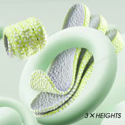 1.5-3.5cm Height Increase Templates Shoes Insole for Men Women Comfortable Soft Running Sport Insoles for Feet Growing Shoe Sole