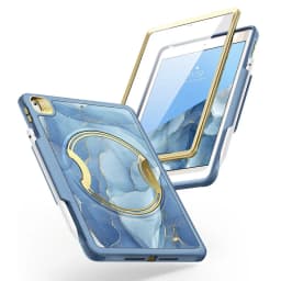 CLAYCO Nebula Case For iPad 10.2 Case (2021/2020/2019) With Built-in Screen Protector Full Body Heavy Duty Protective Case
