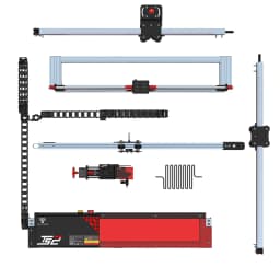 TwoTrees TS2 80W CNC Laser Engraver Auto Focus Wifi Control Wood Laser Cutting Machine 450x450mm With Flame Detection System