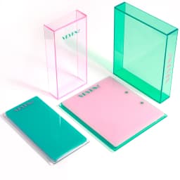 Veyes Inc Eyelash Extensions Acrylic Lash Holder Veyelash Eyelashes Pallet Storage Box Large Lash Tile Dust-proof Cover Makeup