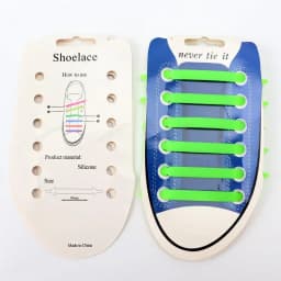 Luminous Silicone Shoelaces Night Glow No Tie Shoe laces Elastic Laces Sneakers Kids Adult Rubber Shoelace for Shoes 12Pcs