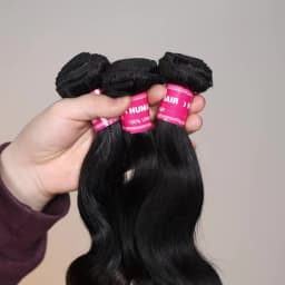 UNice Chestnut Brown Ombre Body Wave Bundles With Closure 100% Human Hair 3 Bundles With 4x4 Lace Closure Make 250% Density Wig