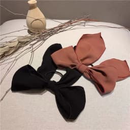 Korean Bow-Knot Elastic Hair Bands For Women Girls Accessories Fashion Hair Band Long Ribbon Bow Ponytail Hair Tie Scrunchies