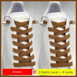 No Tie Shoe laces Elastic Laces Sneakers 8MM Widened Flat Elastic Shoelaces without ties Kids Adult Shoelace Shoes Accessories