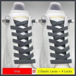 No Tie Shoe laces Elastic Laces Sneakers 8MM Widened Flat Elastic Shoelaces without ties Kids Adult Shoelace Shoes Accessories
