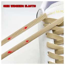 No Tie Shoe laces Elastic Laces Sneakers 8MM Widened Flat Elastic Shoelaces without ties Kids Adult Shoelace Shoes Accessories