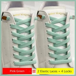 No Tie Shoe laces Elastic Laces Sneakers 8MM Widened Flat Elastic Shoelaces without ties Kids Adult Shoelace Shoes Accessories