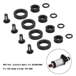 Areyourshop 4PCS Fuel Injectors Repair Kit 06164P2J000 Fit For VTEC Honda Prelude 1997-2001