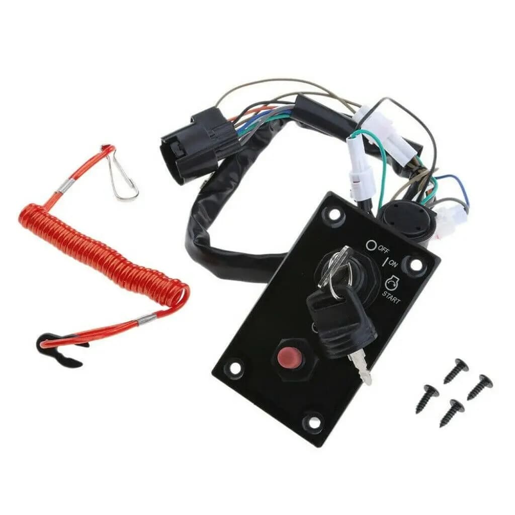 Ignition Key Switch Panel 37100-96J24 For Suzuki Outboard Single  PANEL ASSY, ENGINE SW