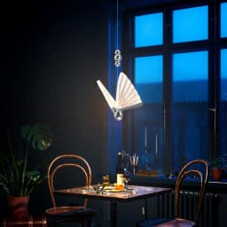 Modern Pendant Lights Butterfly Led Chandelier Ceiling Lamp Bedside Living Dining Room Kitchen Island Decor Hanging Fixture