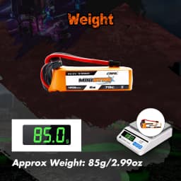 2PCS CNHL 6S 22.2V 450mAh Lipo Battery 70C Ministar With XT30 Plug For Mini Quad FPV Drone RC Quadcopter Helicopter Airplane