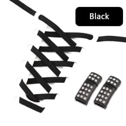 Elastic Laces Sneakers Luxury Diamond Magnetic Lock Shoelaces Without ties Kids Adult No Tie Shoe laces 8MM Width Flats Shoelace