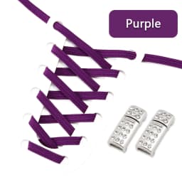 Elastic Laces Sneakers Luxury Diamond Magnetic Lock Shoelaces Without ties Kids Adult No Tie Shoe laces 8MM Width Flats Shoelace