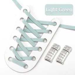 Elastic Laces Sneakers Luxury Diamond Magnetic Lock Shoelaces Without ties Kids Adult No Tie Shoe laces 8MM Width Flats Shoelace