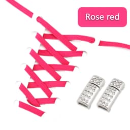 Elastic Laces Sneakers Luxury Diamond Magnetic Lock Shoelaces Without ties Kids Adult No Tie Shoe laces 8MM Width Flats Shoelace