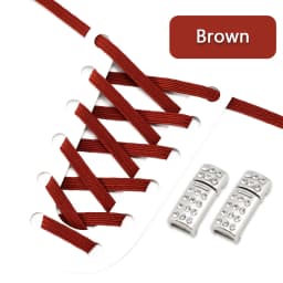 Elastic Laces Sneakers Luxury Diamond Magnetic Lock Shoelaces Without ties Kids Adult No Tie Shoe laces 8MM Width Flats Shoelace