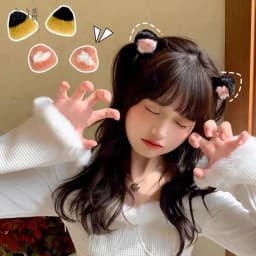 New Fashion Side Clip Three-dimensional Cat Ear Hairgrips For Plush Hairpin Japanese Cute Bangs Clip Headdress Hair Accessories