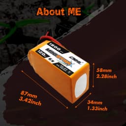 2pcs CNHL 6S 22.2V Lipo Battery 1300mAh 1500mAh 1800mAh 120C With XT60 Plug For RC FPV Drone Quadcopter Helicopter Airplane