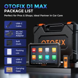 OTOFIX D1 Max2 Automotive Diagnostic Scan Tool Bi-Directional Scanner ECU Coding DoIP & CANFD 2 Years Update Upgraded of D1 PRO