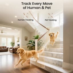 ZOSI C518 Indoor Pan/Tilt Smart Security IP Camera 2K/4K 360° Baby Pet Monitor AI Human Tracking 2.4G/5G WiFi Surveillance Cam